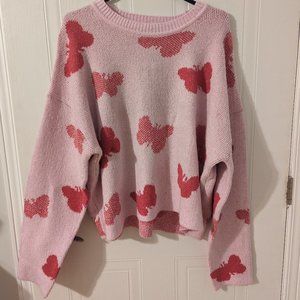 Cozy Butterfly Sweater Size US XXL
